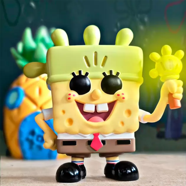 Игровая фигурка Funko POP! - Губка Боб с перчаткой-фонариком