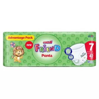 Трусики-подгузники Goo.N Friend для детей 18-30 кг (размер 7(3XL), 42 шт)