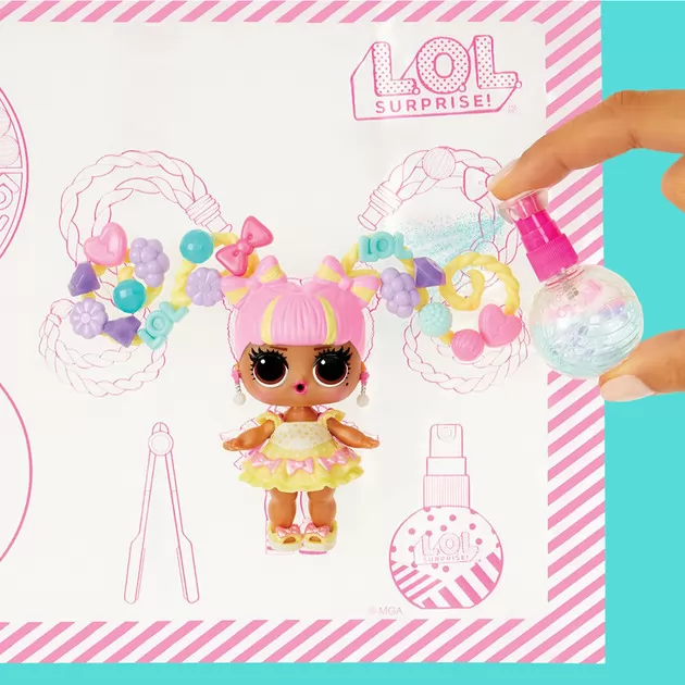 Игровой набор с куклой L.O.L. Surprise! – Салон причесок из бусинок