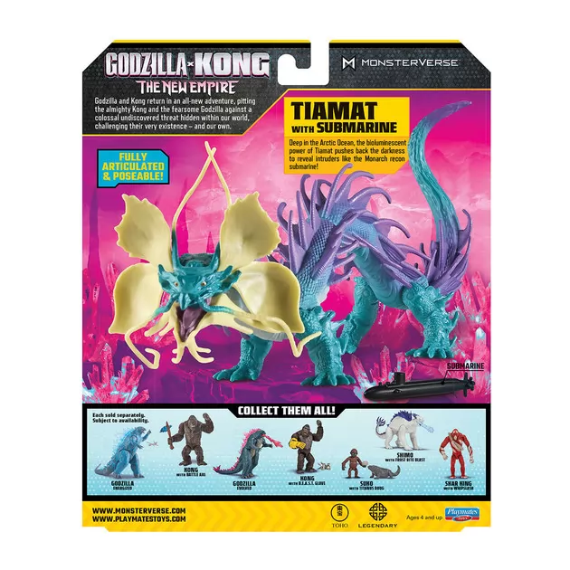 Фигурка Godzilla vs. Kong - Тиамат с подводной лодкой