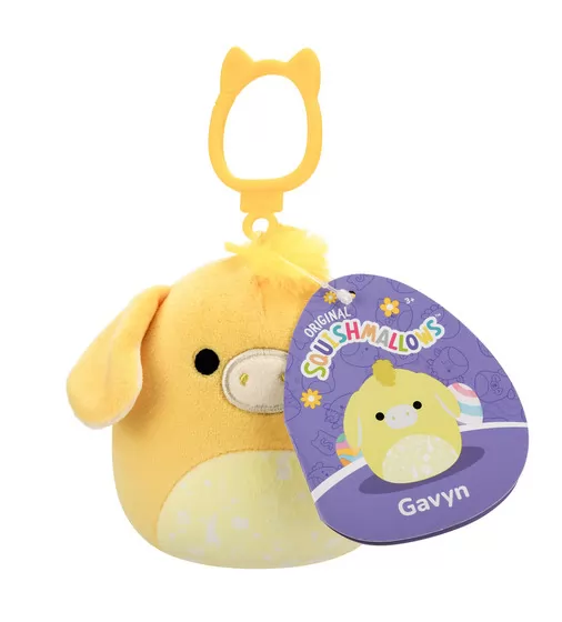 Мягкая игрушка на клипсе Squishmallows – Ослик Гевин - SQCP00461_7.jpg - № 7