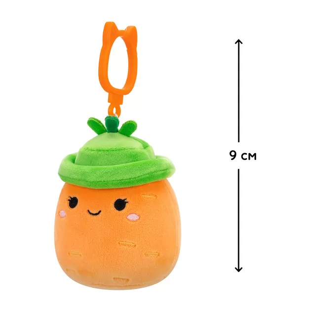Мягкая игрушка на клипсе Squishmallows – Морковка Каролина
