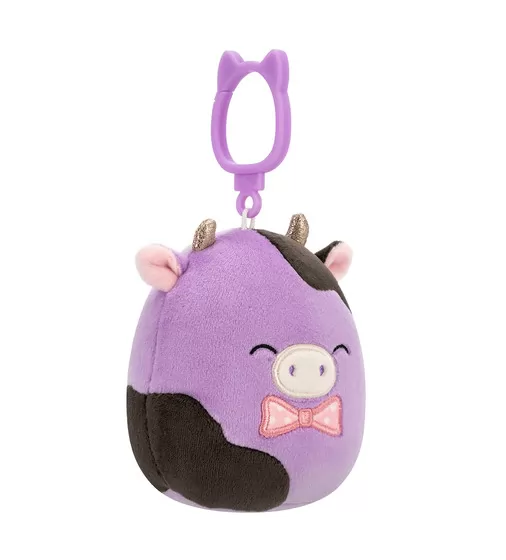 Мягкая игрушка на клипсе Squishmallows – Коровка Алекси - SQCP00463_6.jpg - № 6