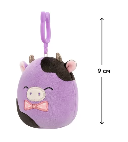 Мягкая игрушка на клипсе Squishmallows – Коровка Алекси - SQCP00463_2.jpg - № 2