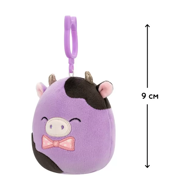Мягкая игрушка на клипсе Squishmallows – Коровка Алекси