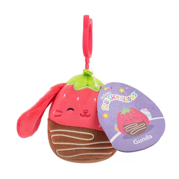 Мягкая игрушка на клипсе Squishmallows – Кролик Гунда