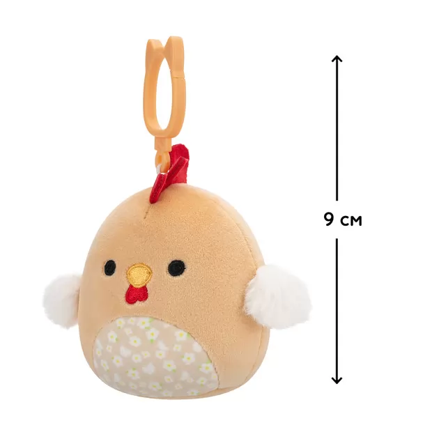 Мягкая игрушка на клипсе Squishmallows – Петушок Рути