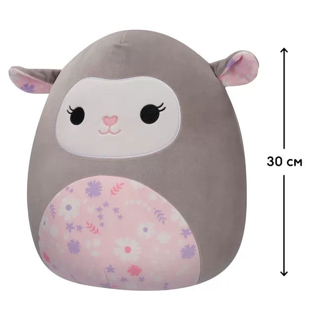 Мягкая игрушка Squishmallows - Серый ягненок (30 cm)