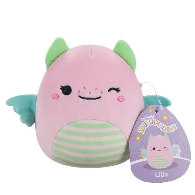 Мягкая игрушка Squishmallows - Розовый Дино (13 cm)