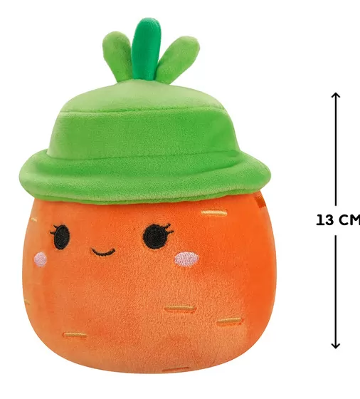 Мягкая игрушка Squishmallows - Морковка Каролина в шляпе (13 cm) - SQER01182_2.jpg - № 2