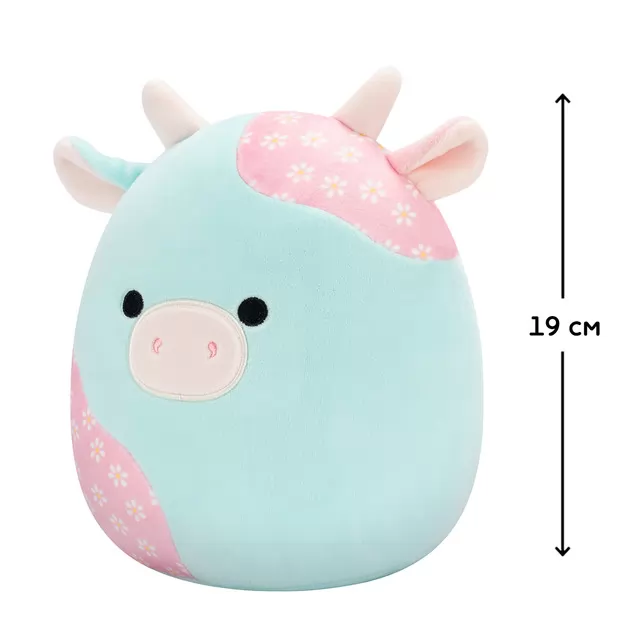 Мягкая игрушка Squishmallows - Мятная пастельная коровка (19 cm)