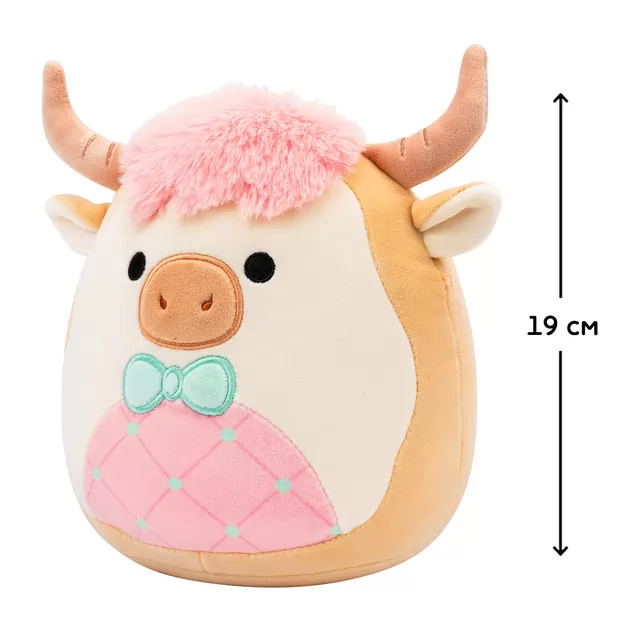 Мягкая игрушка Squishmallows - Коровка Самсон (19 cm)
