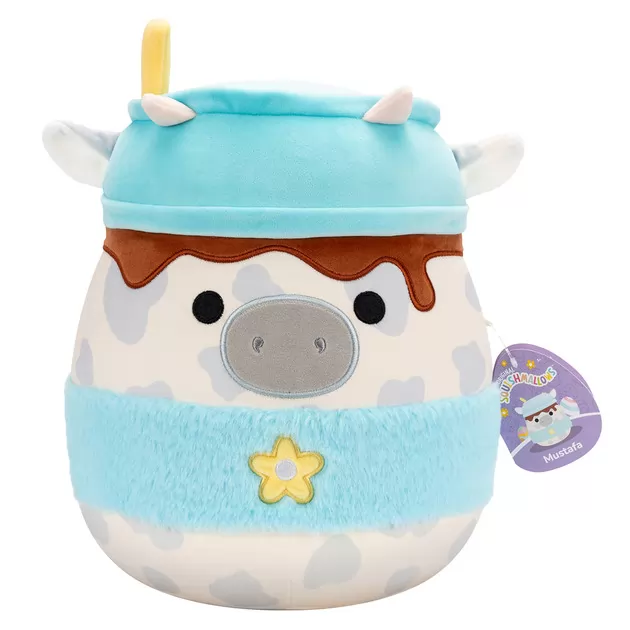 Мягкая игрушка Squishmallows – Серая коровка (30 cm)