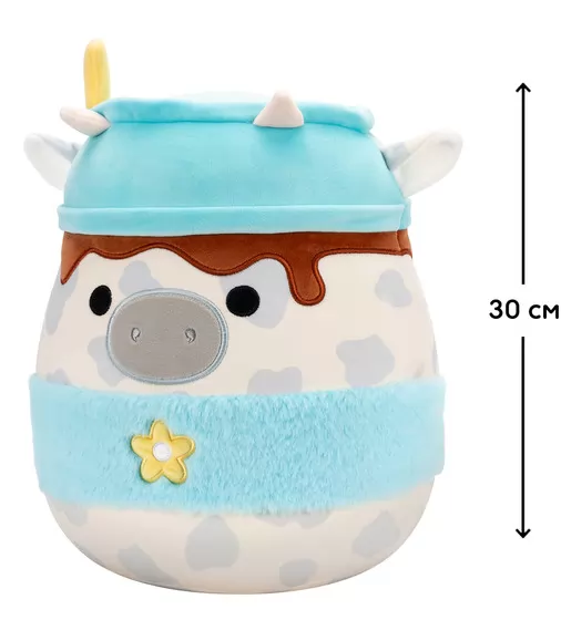 Мягкая игрушка Squishmallows – Серая коровка (30 cm) - SQER01263_2.jpg - № 2