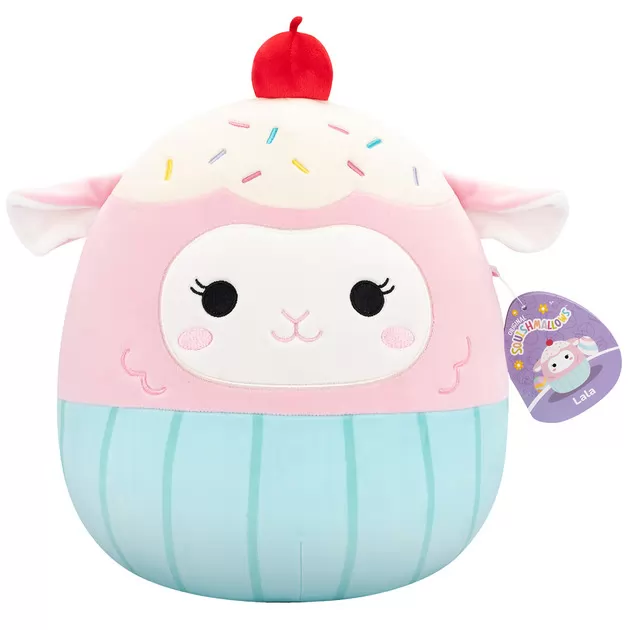 Мягкая игрушка Squishmallows – Ягненок Лала в костюме (30 cm)