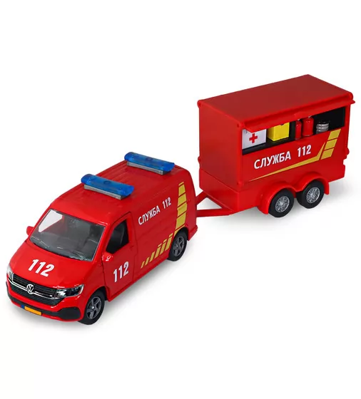 Игровой набор - Volkswagen Служба 112 (с прицепом) - 520322.270_1.jpg - № 1