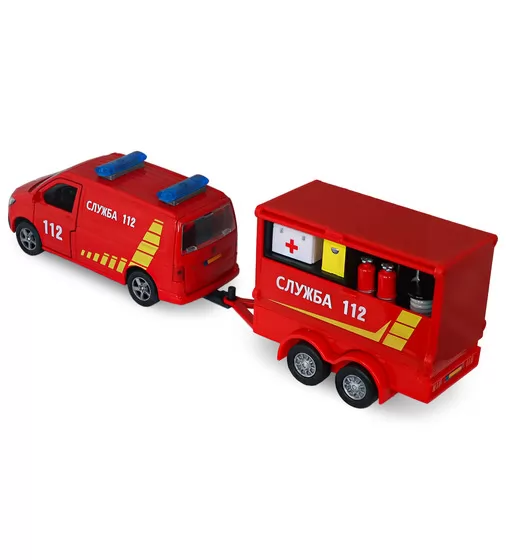 Игровой набор - Volkswagen Служба 112 (с прицепом) - 520322.270_3.jpg - № 3