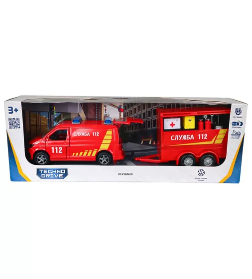 Игровой набор - Volkswagen Служба 112 (с прицепом) - 520322.270_12.jpg - № 12