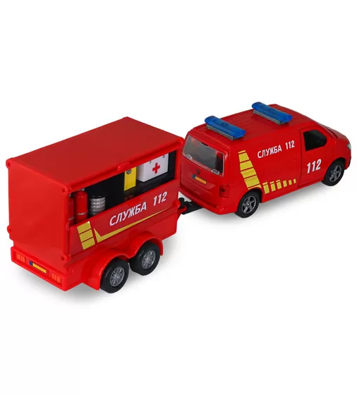 Игровой набор - Volkswagen Служба 112 (с прицепом) - 520322.270_5.jpg - № 5