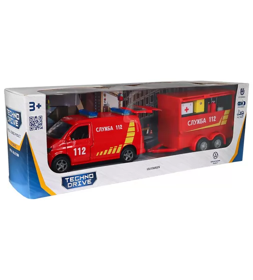 Игровой набор - Volkswagen Служба 112 (с прицепом) - 520322.270_13.jpg - № 13