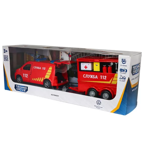 Игровой набор - Volkswagen Служба 112 (с прицепом) - 520322.270_11.jpg - № 11