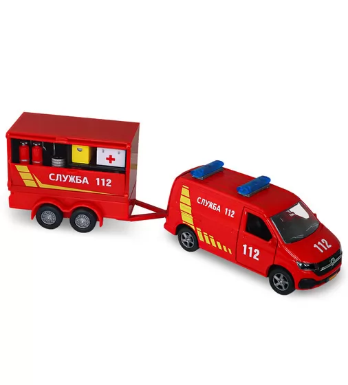 Игровой набор - Volkswagen Служба 112 (с прицепом) - 520322.270_7.jpg - № 7