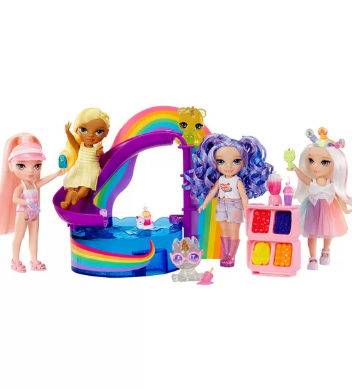 Игровой набор с куклой Rainbow High – Радужный праздник в бассейне - 522249_7.jpg - № 7