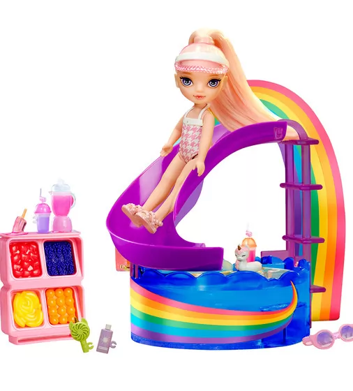 Игровой набор с куклой Rainbow High – Радужный праздник в бассейне - 522249_6.jpg - № 6