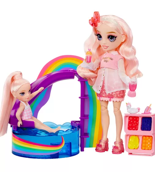 Игровой набор с куклой Rainbow High – Радужный праздник в бассейне - 522249_8.jpg - № 8