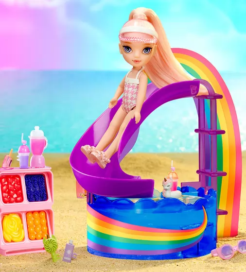 Игровой набор с куклой Rainbow High – Радужный праздник в бассейне - 522249_10.jpg - № 10