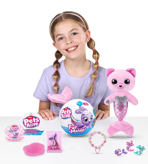 Интерактивный игровой набор Pets Alive серии Furmaids" – Котенок Пурл" - 9555A_9.jpg - № 9