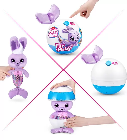 Интерактивный игровой набор Pets Alive серии Furmaids" – Кролик Старлет" - 9555B_2.jpg - № 2