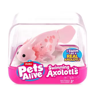 Интерактивная игрушка Pets Alive – Аксолотль (розовый)