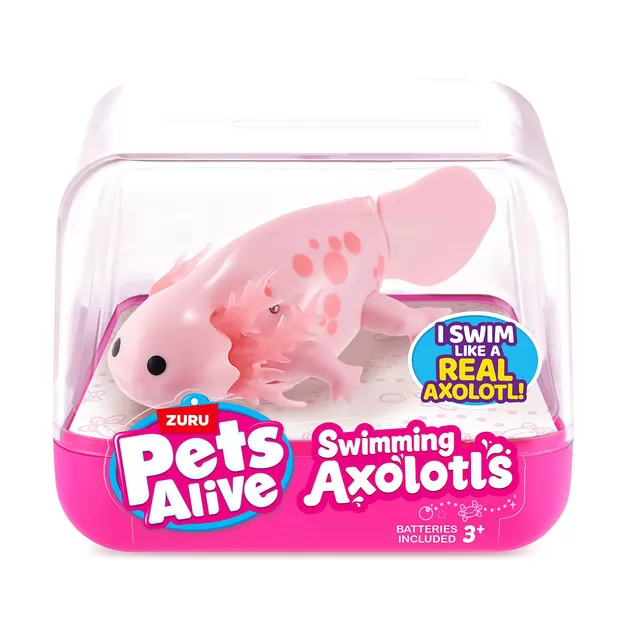 Интерактивная игрушка Pets Alive – Аксолотль (розовый)
