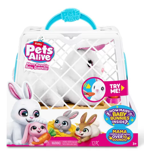 Интерактивный игровой набор Pets Alive – Мама крольчиха с сюрпризом - 9554_1.jpg - № 1