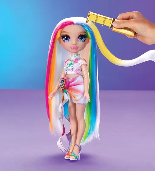Игровой набор с куклой Rainbow High серии Мелки для волос и стиль – Амая - 526780_6.jpg - № 6