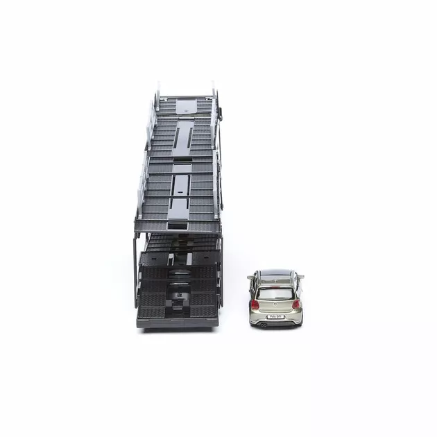 Игровой Набор - Автотранспортер Mercedes-Benz Actros C Автомоделью Vw Polo Gti Mark 5