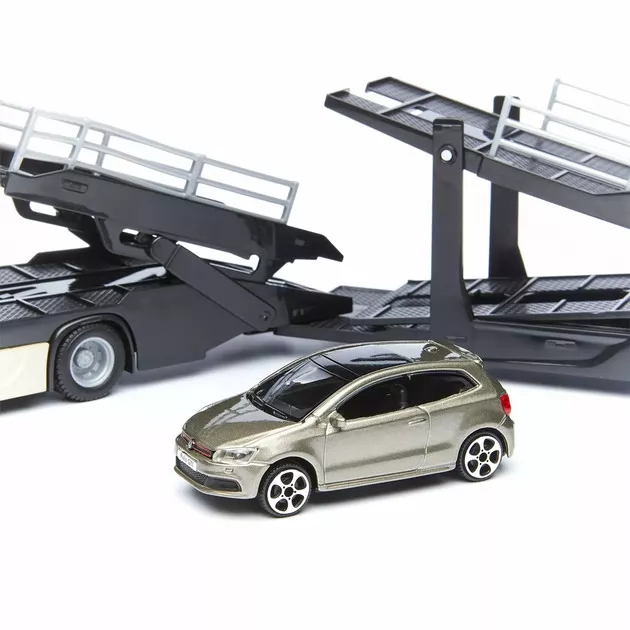 Игровой Набор - Автотранспортер Mercedes-Benz Actros C Автомоделью Vw Polo Gti Mark 5