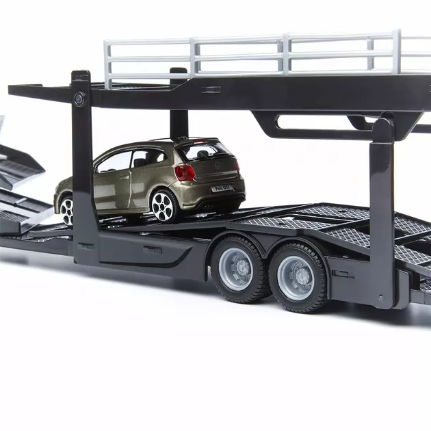 Игровой Набор - Автотранспортер Mercedes-Benz Actros C Автомоделью Vw Polo Gti Mark 5