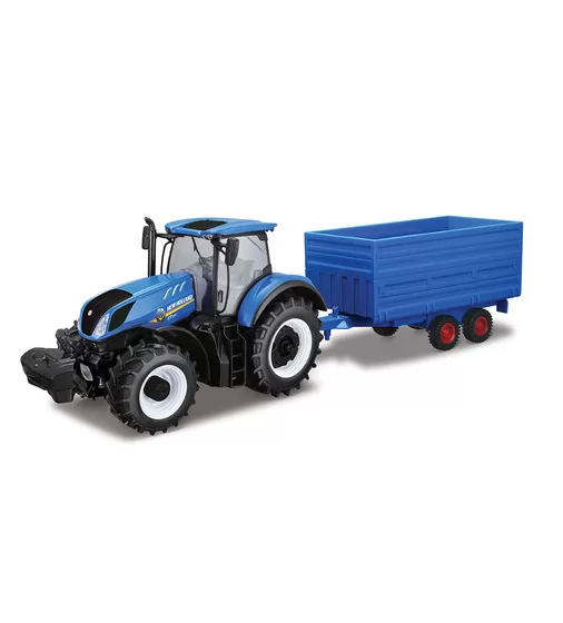 Автомодель Серии Farm - Трактор New Holland С Прицепом - 18-44067_1.jpg - № 1