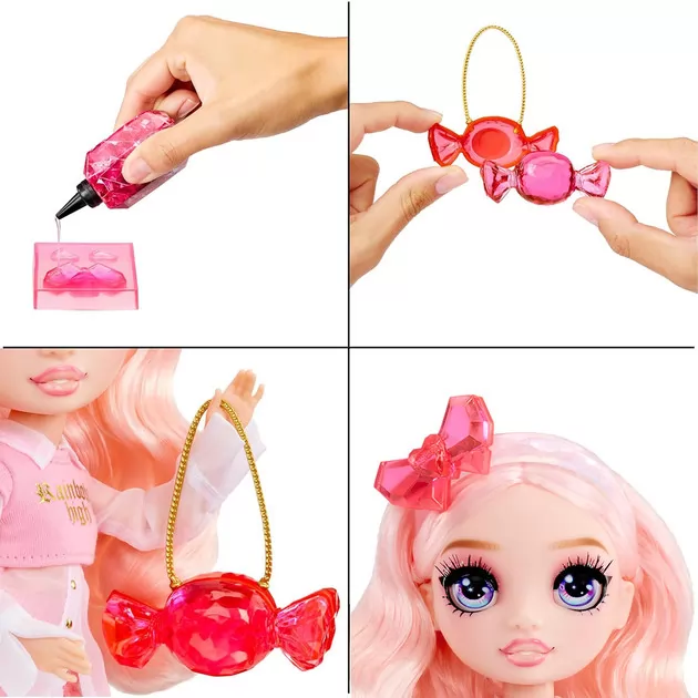 Игровой набор с куклой Rainbow High серии Creative Crystals" - Белла"