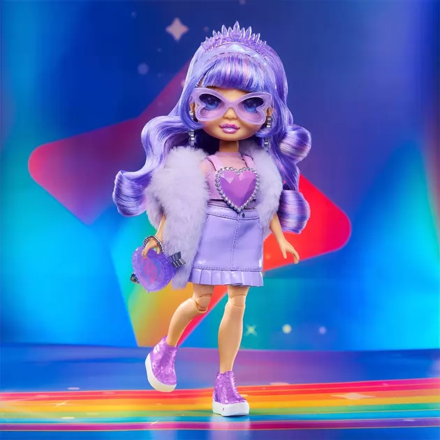 Игровой набор с куклой Rainbow High серии Creative Crystals" - Виолетта"