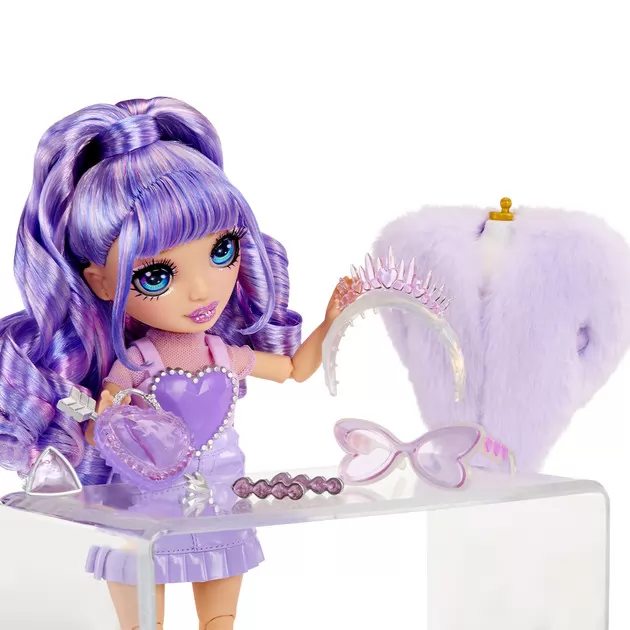 Игровой набор с куклой Rainbow High серии Creative Crystals" - Виолетта"