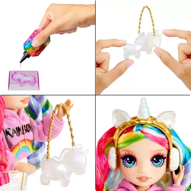 Игровой набор с куклой Rainbow High серии Creative Crystals" - Амая"