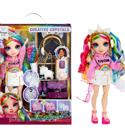 Игровой набор с куклой Rainbow High серии Creative Crystals" - Амая" - 121411_1.jpg - № 1