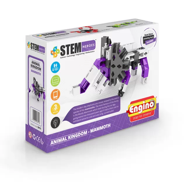 Конструктор Stem Heroes - Царство Животных: Мамонт