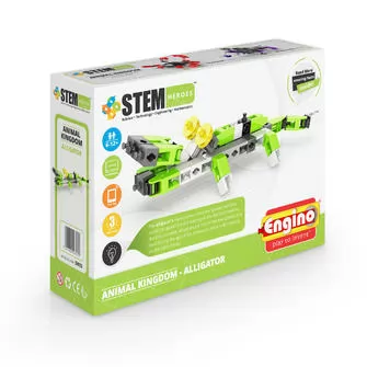 Конструктор Stem Heroes - Царство Животных: Аллигатор