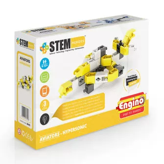 Конструктор Stem Heroes - Авиация: Сверхзвуковой Самолет