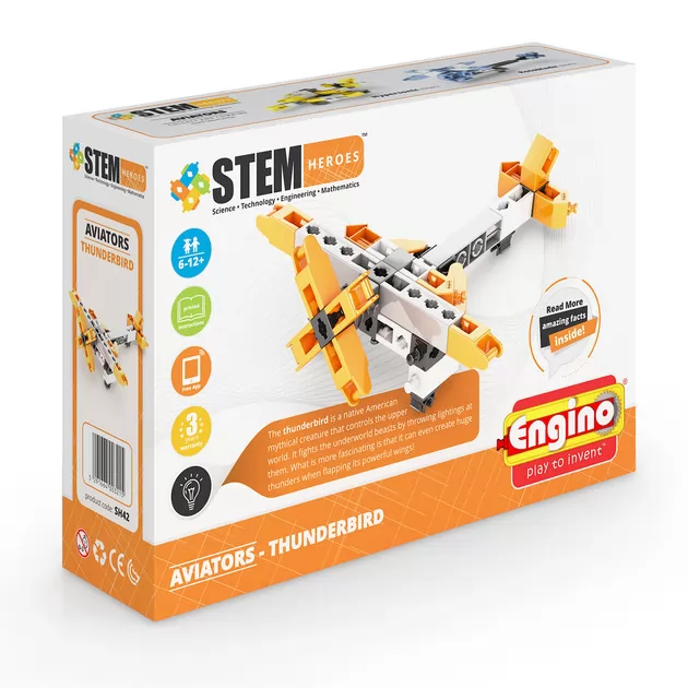 Конструктор Stem Heroes - Авиация: Буревестник