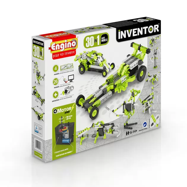Конструктор Inventor Motorized 30 В 1 С Электродвигателем